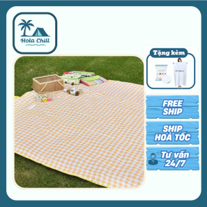 Thảm picnic trải bãi cỏ