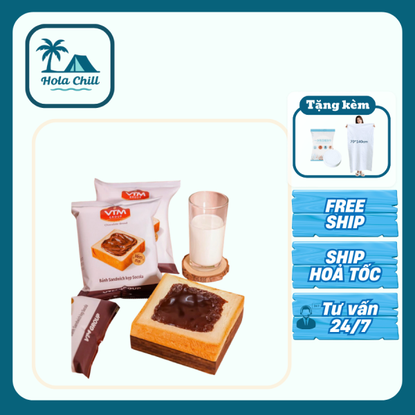 Bánh Sanwich kẹp nhân VTM cỡ lớn 85g vị sữa/socola/phomai - Ảnh 3