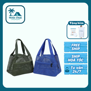 Túi đi biển lưới, Khô Nhanh ​​Dung tích lớn​​ Túi đựng đồ giặt, lưới thoáng khí​ ​​Nhẹ có thể gập lại​​